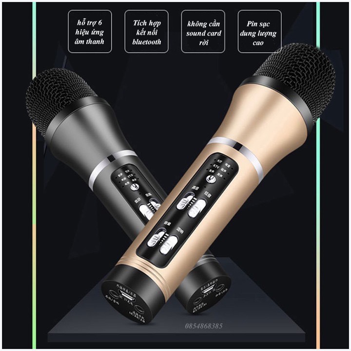 Mic C25 Blutooth ⚡FREE SHIP⚡ Hỗ Trợ Hiệu Ứng Gỉa Giọng , Autotune , Livestream Facebook , Bigo Kết Nối Dễ Dàng