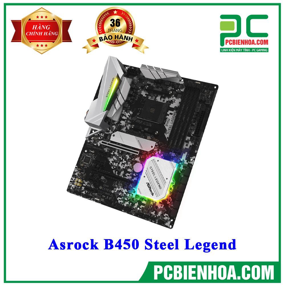 [Mã ELMSHX03 hoàn 6% xu đơn 2TR] BO MẠCH CHỦ ASROCK B450 STEEL LEGEND CHÍNH HÃNG | BigBuy360 - bigbuy360.vn