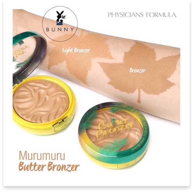 [Mã giảm giá mỹ phẩm chính hãng] Phấn tạo khối  Physicians  Formula Murumuru Butter Bronzer Bunny Beauty hàng đủ bill