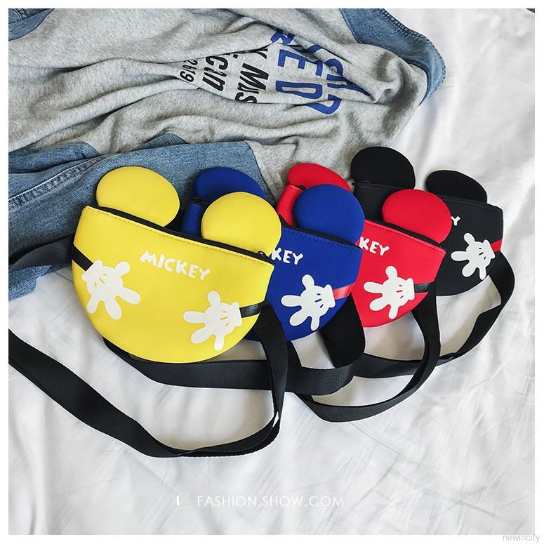 Túi đeo chéo chuột Mickey dễ thương cho bé gái
