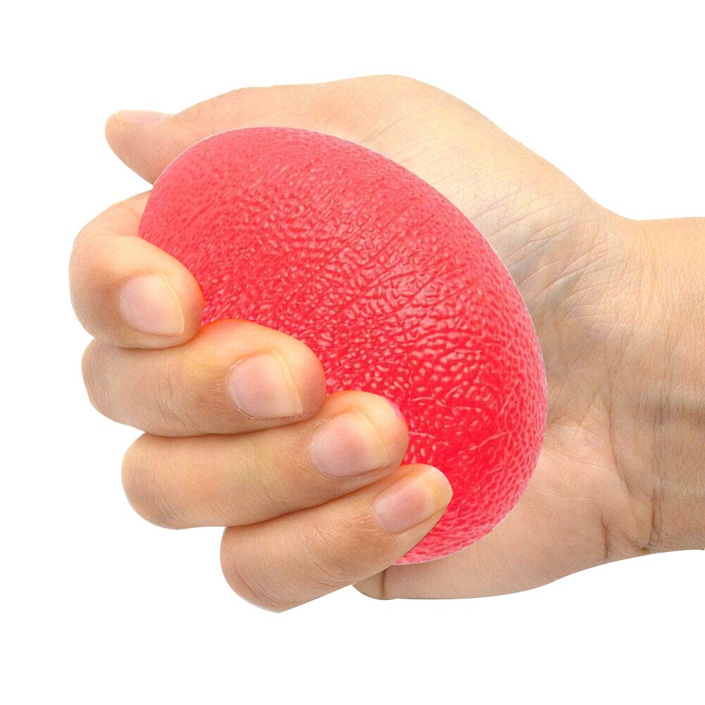 3pcsEgg Hand Grip Ball Exercise Therapy Ball Stroke Squeeze Ball Stress Relief Toy