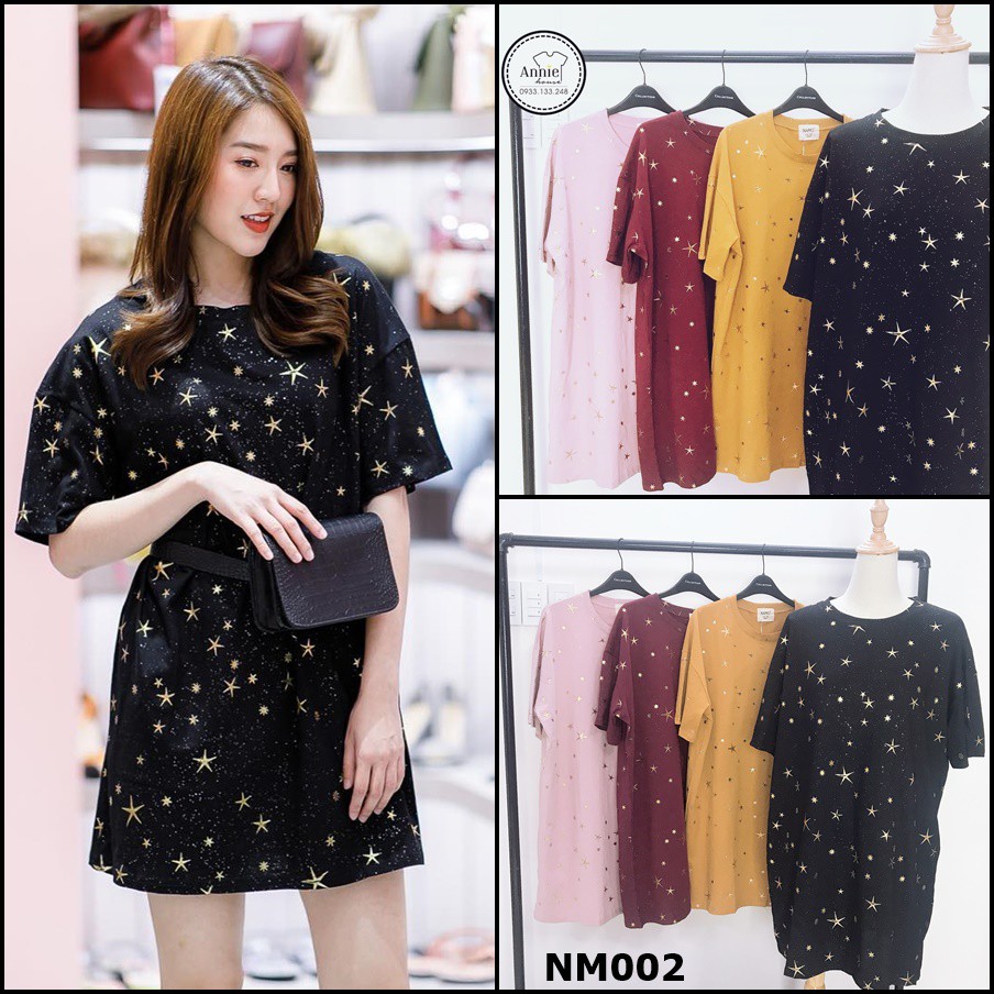 Đầm Thun Namo Phom Suông Thái Lan Freesize NM002 | Shopee Việt Nam