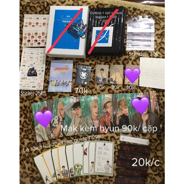 Card Album ảnh nhóm nhạc Hàn Quốc BTS