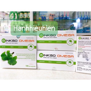 Ginkgo Omega - Hộp 100 viên