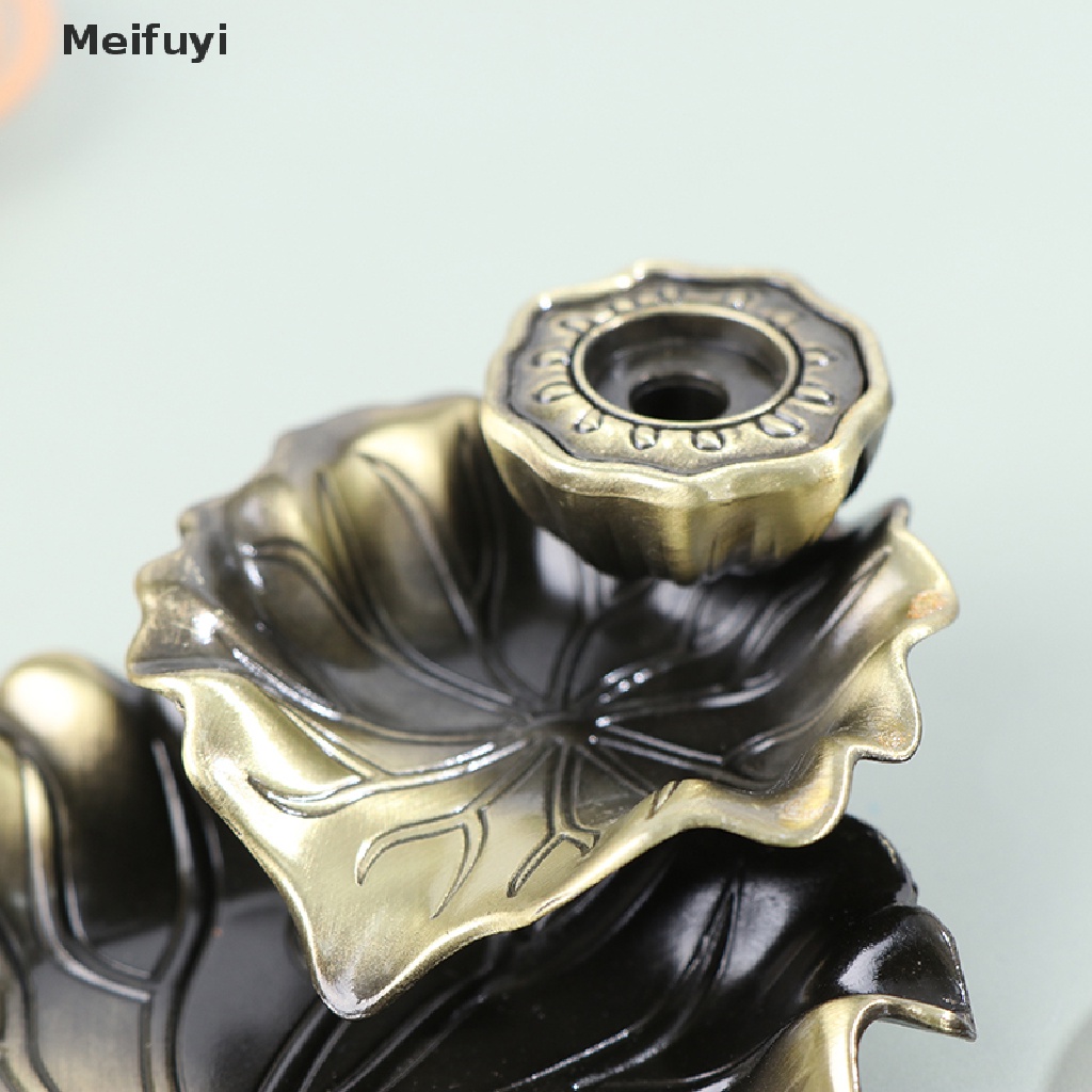 Đế đốt trầm hương hình lá sen dành cho trang trí phòng khách VN439