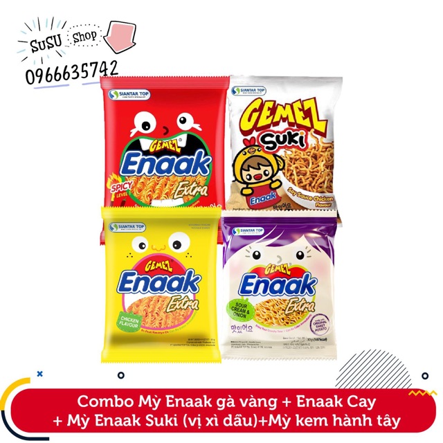 Snack mì enaak indonesia (gói lẻ)