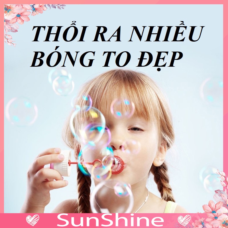 DUNG DỊCH PHA BONG BÓNG THỔI,NƯỚC XÀ PHÒNG CÔ ĐẶC CHO MÁY THỔI BONG BÓNG SunshineTOY