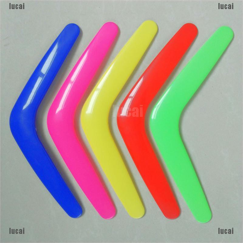 [lucai+cod]V Shaped Boomerang Toy Kids Throw Catch Outdoor Game Plastic Toy