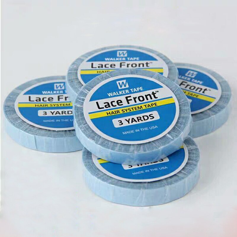 Cuộn Băng Keo Hai Mặt 1 Cuộn 3 Yards Màu Xanh Dương Chống Nước Dùng Nối Tóc / Tóc Giả / Tóc Toupee