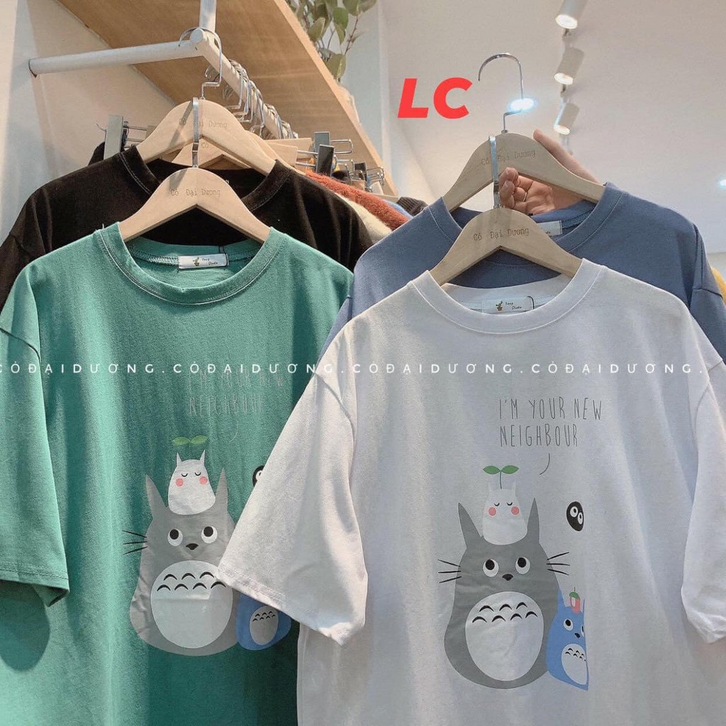 [GIÁ HUỶ DIỆT] Áo Thun Totoro cute - Áo Thun Unisex Nam Nữ - Áo Thun Uzzlang (có ảnh thật)