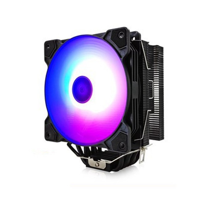 ▶️  Quạt tản nhiệt CPU Snowman Black Led RGB, 4 ống đồng
