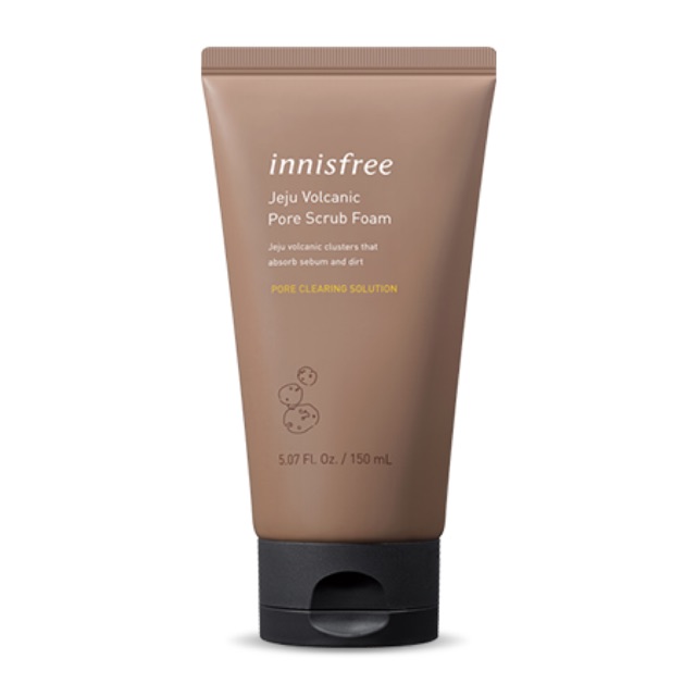 Sữa Rửa Mặt Tẩy Tế Bào Chết Innisfree Jeju Volcanic Pore Scrub Foam 150ml