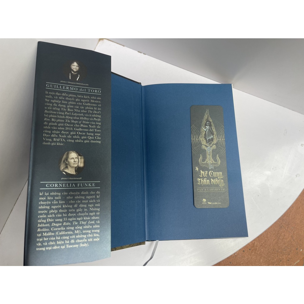 Sách NXB KIM ĐỒNG - Bìa Cứng - MÊ CUNG THẦN NÔNG –Pan’s Labyrinth,Guillermo del Toro &amp; Cornelia Funke – 4 trang màu + bm