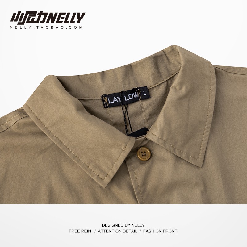 (A281) áo sơ mi ngắn tay nelly | BigBuy360 - bigbuy360.vn