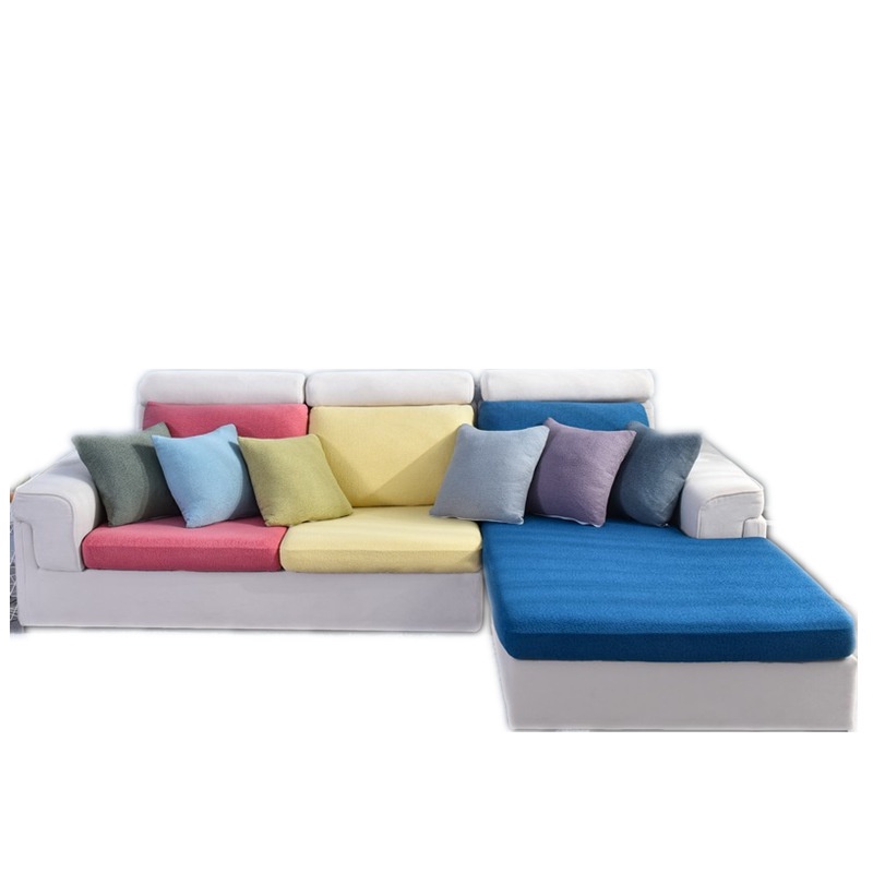 Vỏ bọc đệm ghế sofa hình chữ L 12 màu chống thấm nước 10 kích thước 1/2/3/4 tiện dụng