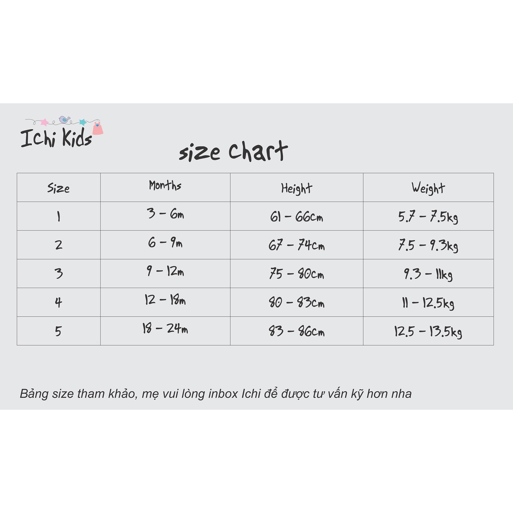 Romper, body 3 tầng cho em bé sơ sinh đến 18 tháng