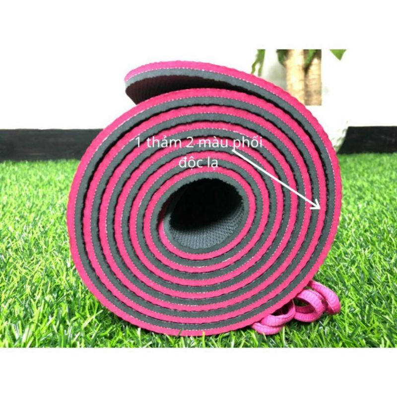 Thảm Tập Yoga, Gym Procare Siêu Bán Có Định Tuyến 2 Lớp 6 Ly Giao Hỏa Tốc