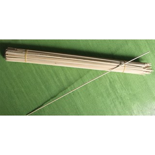 1 kg que gỗ tròn 3 ly dài 50cm- tăm tre tròn dài làm handmade khoảng 180 que