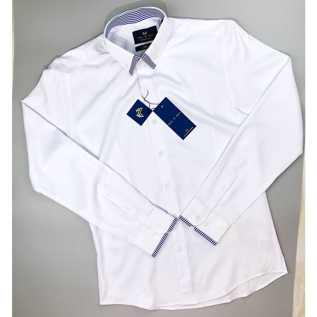 Áo Sơ Mi Nam LUD.MEN Sơ Mi Nam chất lụa dài tay họa tiết phôi cổ cao cấp hàng gỗc giá xưởng may (48-76KG) | BigBuy360 - bigbuy360.vn