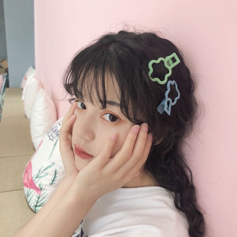 Kẹp tóc màu sắc ngọt ngào đáng yêu