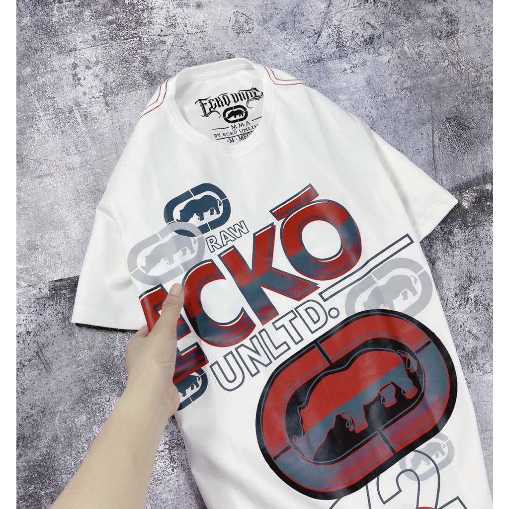 Áo thun Ecko chất liệu vải cotton form unisex dành cho nam và nữ