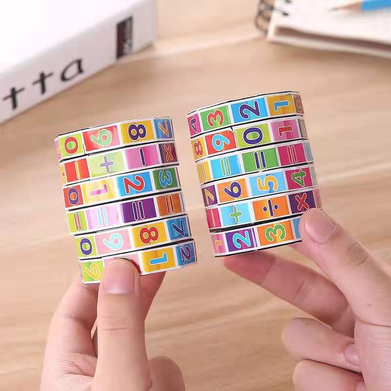 Kids Mathematics Numbers Magic Cube Toy Puzzle Game Gift Children Digital Cube Wholesale Supply