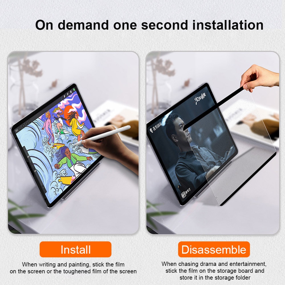 Miếng dán bảo vệ màn hình máy tính bảng HEXU chất liệu pet giống như giấy có thể vẽ được cho XIAOMI MI PAD 5 / 5 PRO
