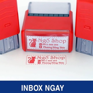 Con dấu khắc tên shop