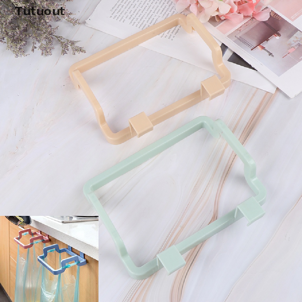 Giá đỡ túi rác treo cửa tủ bếp gọn gàng tiện dụng