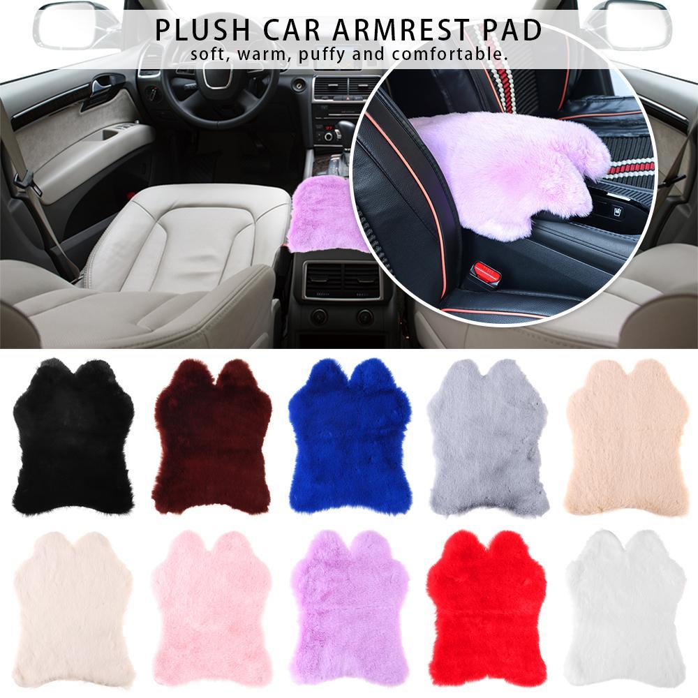 Vỏ Bọc Tay Vịn Xe Hơi Bằng Lông Nhung Giữ Ấm Tiện Lợi