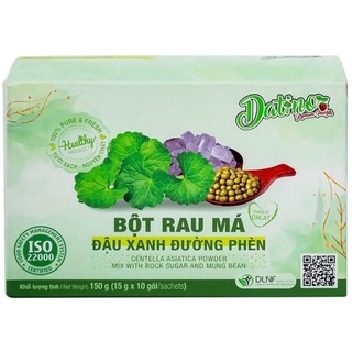 Bột Rau Má Đậu Xanh Đường Phèn Datino (15g x 10 gói)