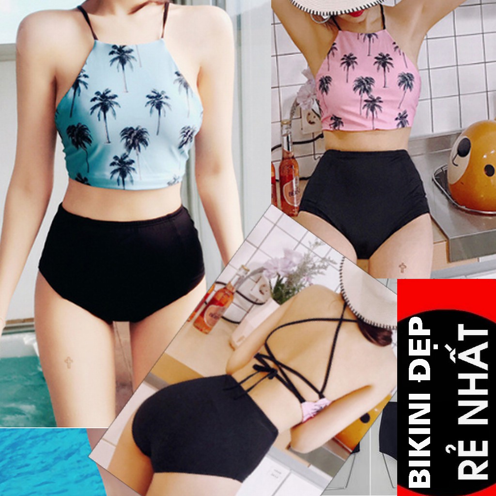 BIKINI 2 MẢNH TAM GIÁC DA BEO NÂU - HỒNG BIKINISTORE | BigBuy360 - bigbuy360.vn