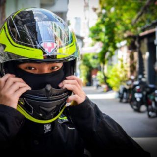 Nón Fullface Yohe 970 xanh neon