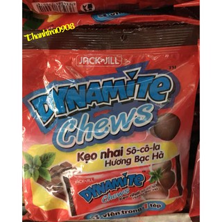 Kẹo nhai socola Dynamite hương bạc hà,gói 125g
