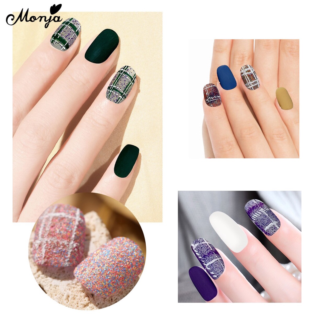 Set 6 hộp bột kim tuyến lấp lánh 3d trang trí móng tay<br>