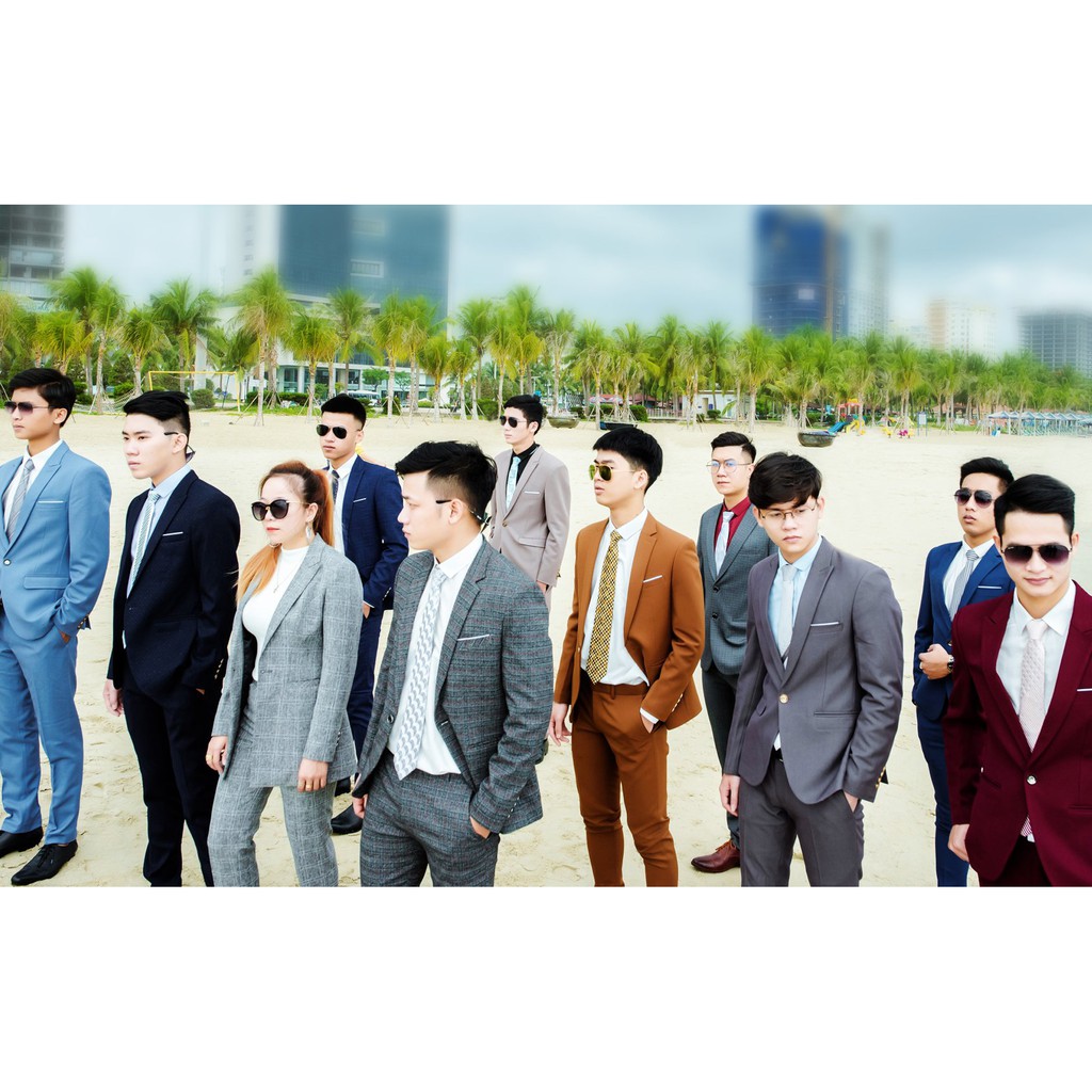 Veston Vest Cưới comple suit nam Hàn quốc