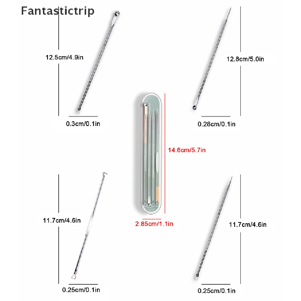 Set 4 Dụng Cụ Nặn Mụn Tiện Lợi Chất Lượng Cao