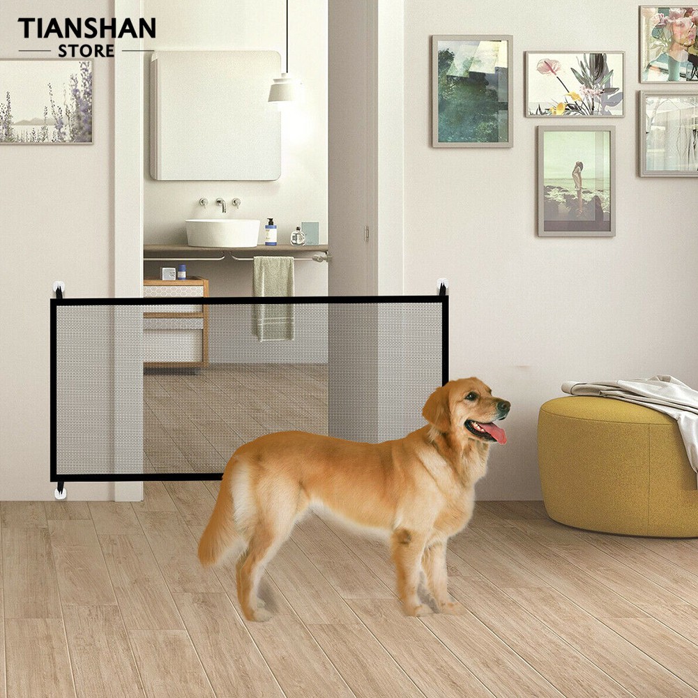 Hàng rào lưới cản chó/mèo cưng có thể gấp gọn an toàn