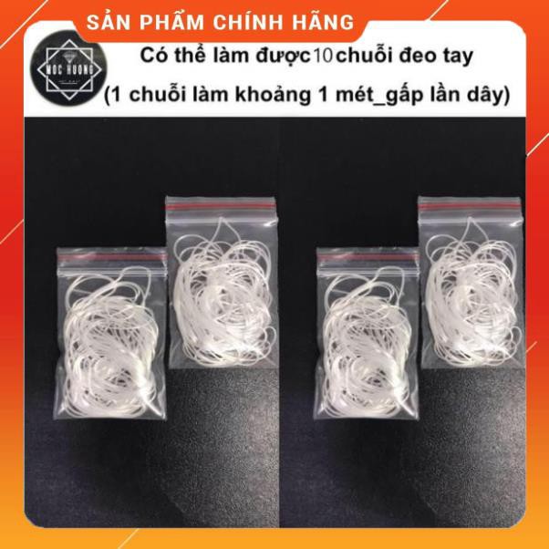 * GIA TOT* Combo siêu rẻ 2-5-10 mét dây tơ chỉ chun xâu hạt đá