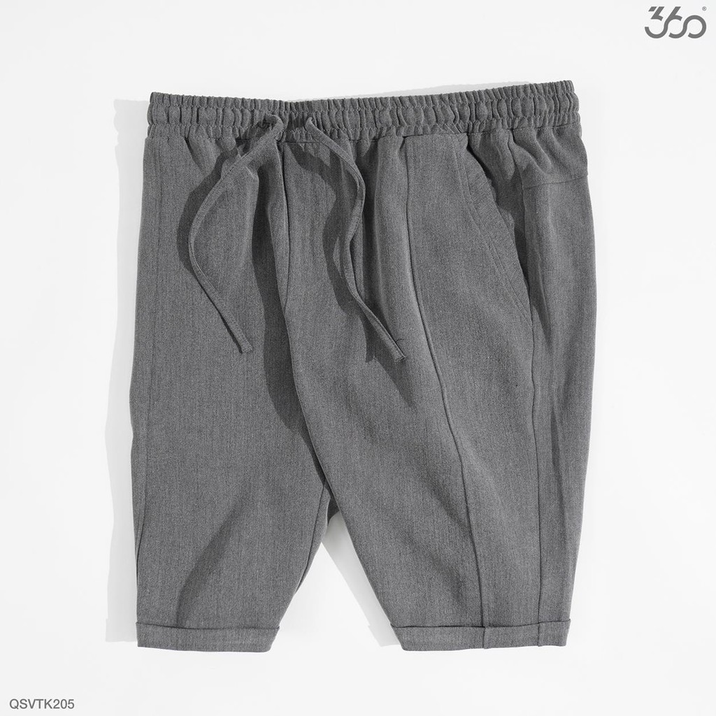 [Mã FAMALLT5 giảm 15% đơn 150K] Quần sooc vải nam local brand 360 BOUTIQUE cạp chun có dây rút - QSVTK205
