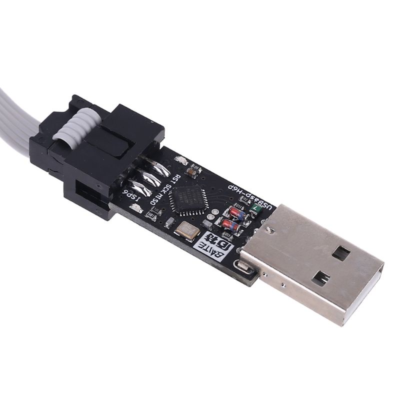 Bộ Lập Trình USB Hỗ Trợ Win7 64Bit 5V AVR ISP ATMEGA8 ATMEGA128 + Dây 6PIN