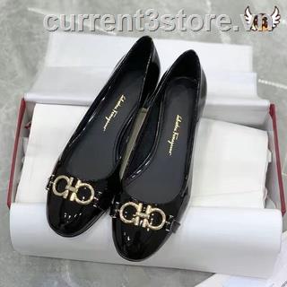 ❏▧ Giày Lười Da Bóng Đế Dày Cho Nữ