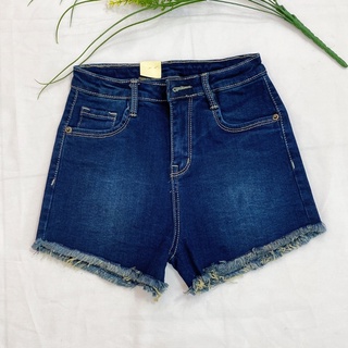 Quần sọt jean nữ co giãn lưng siêu cao tôn dáng ulzzang -shop xàm xí