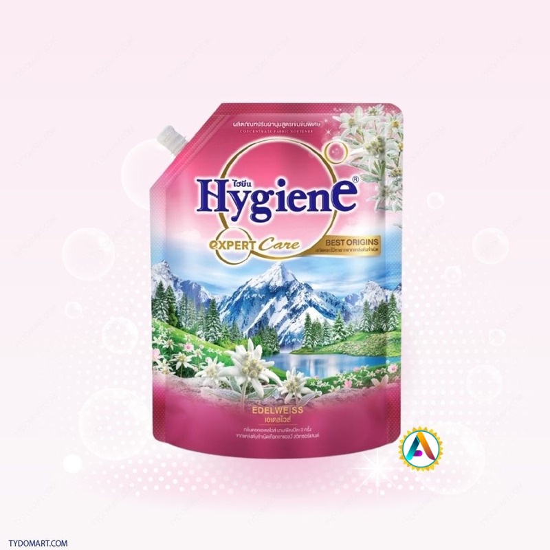 Nước xả vải Hygiene Thái Lan huyền bí đậm đặc thơm lâu túi nước xả hygiene 1150ml