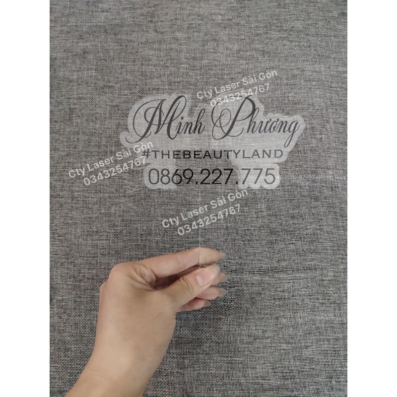 Bảng Mica Tên Shop Cầm Tay  Nail, mi, spa, beauty clinic,beauty âcdemy - Hashtag - Free Thiết Kế nội dung theo yêu cầu