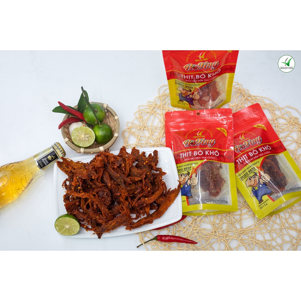 [Khô bò Khuyến mãi sốc] Thịt bò khô sợi BOKAY 50g ngon thượng hạng - Khô gà Cooky | BigBuy360 - bigbuy360.vn