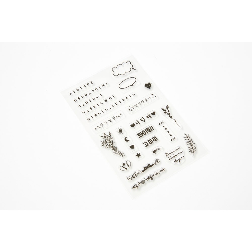 Tem Dán Sticker Stamp ARTBOX Hàn Quốc Họa Tiết Dễ Thương Trang Trí Cho Sổ Tay