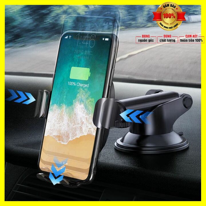 Giá đỡ điện thoại kiêm sạc không dây nhãn hiệu Baseus cao cấp WXZN-B01 - Bảo hành 6 tháng