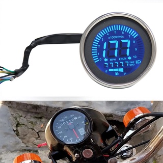 Universal Motorcycle Digital Speedometer Retro LCD Odometer ATV Meter