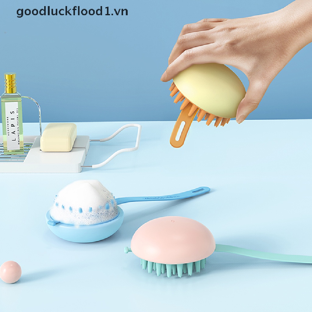 Lược Silicone Mát Xa Đầu Tiện Dụng